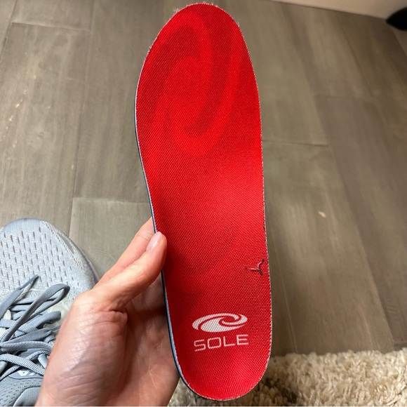 Hoka One One Women's Clifton 8 running shoe in the Blue Fog / Plein Air colorway - Picture 13 of 16